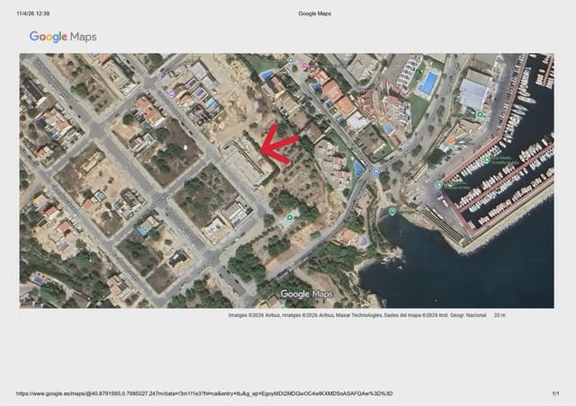 3 makuuhuone Rivitalo myytävänä paikassa L'Ametlla de Mar mukana uima-altaan 
autotalli - 385 000 € (Ref: 9783429)