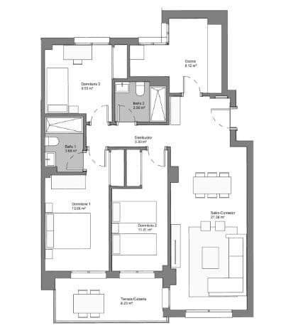 3 slaapkamer Appartement te koop in Torre del Mar met zwembad garage - € 344.950 (Ref: 9262289)