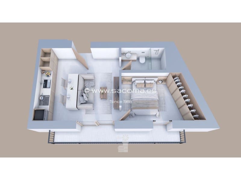 1 bedroom Apartment for sale in Palma de Mallorca with garage - € 353,000 (Ref: 10012983)