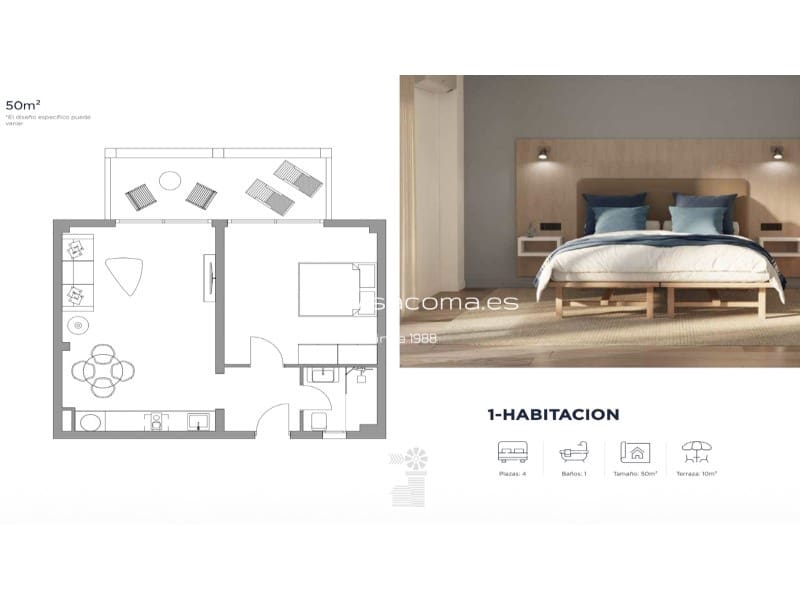 1 bedroom Apartment for sale in Portocolom with pool - € 308,000 (Ref: 10129314)