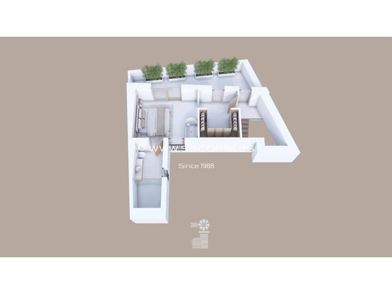 1 chambre Appartement à vendre à Palma de Mallorca avec garage - 951 000 € (Ref: 9430948)