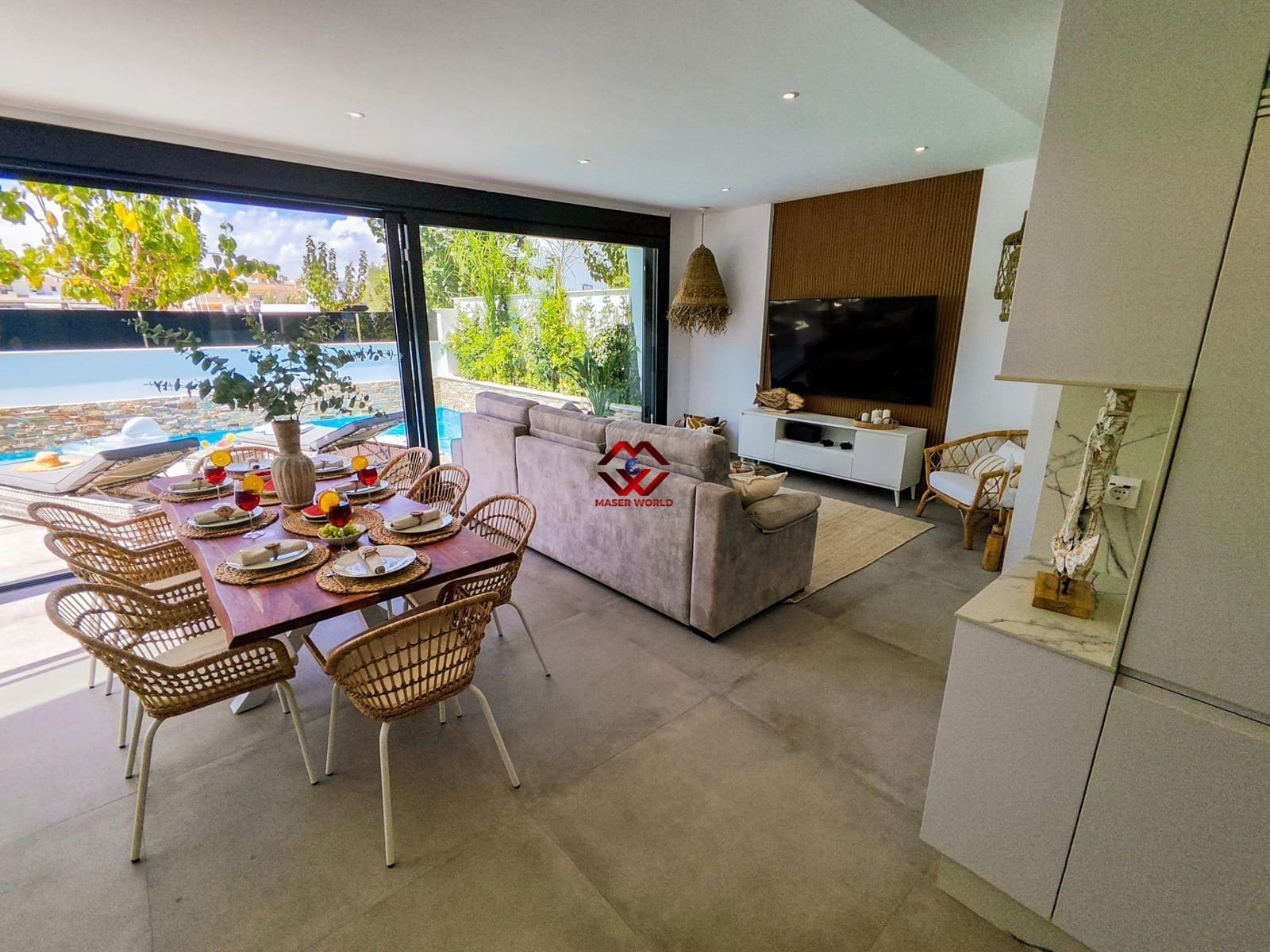 3 slaapkamer Villa te koop in Santiago de la Ribera met zwembad garage - € 698.900 (Ref: 10005612)