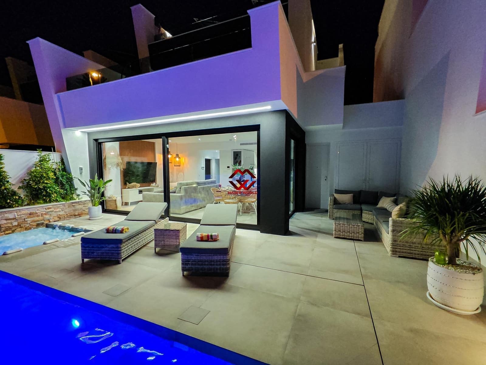 3 slaapkamer Villa te koop in Santiago de la Ribera met zwembad garage - € 698.900 (Ref: 10005612)