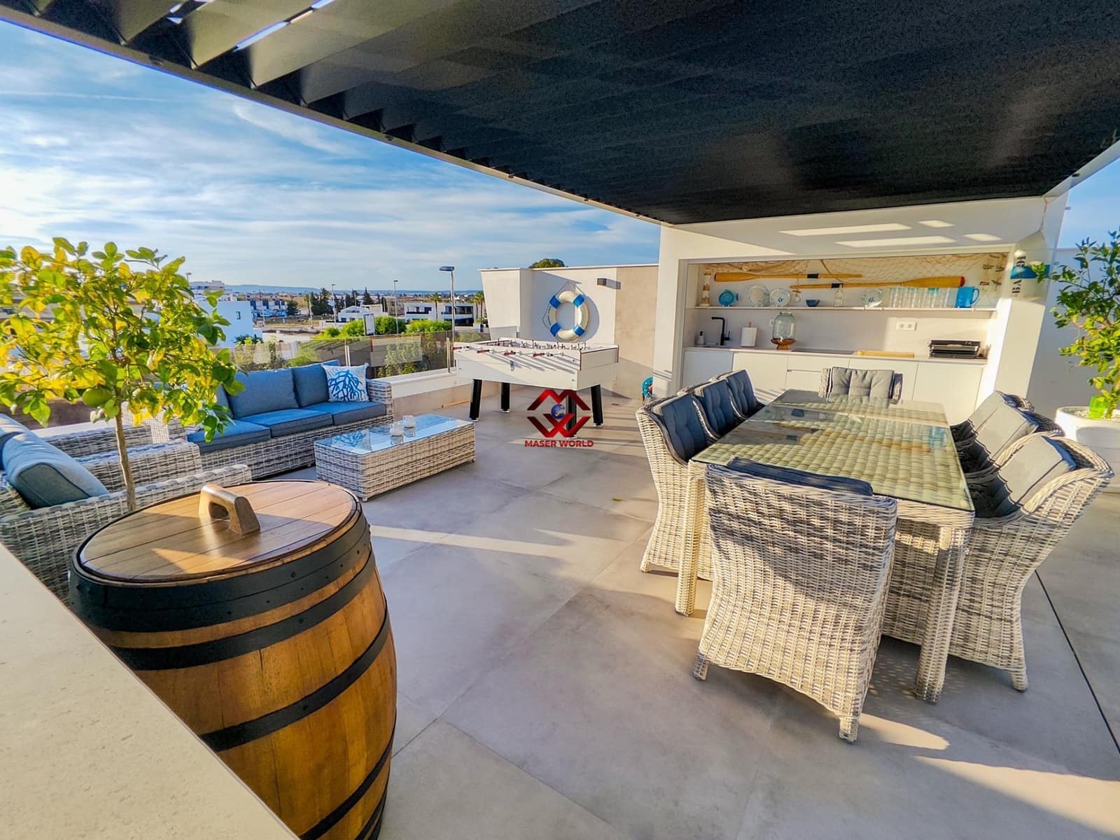 3 slaapkamer Villa te koop in Santiago de la Ribera met zwembad garage - € 698.900 (Ref: 10005612)