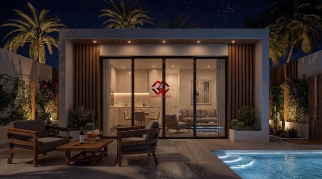 2 slaapkamer Halfvrijstaande villa te koop in Vera met zwembad garage - € 370.000 (Ref: 10006321)