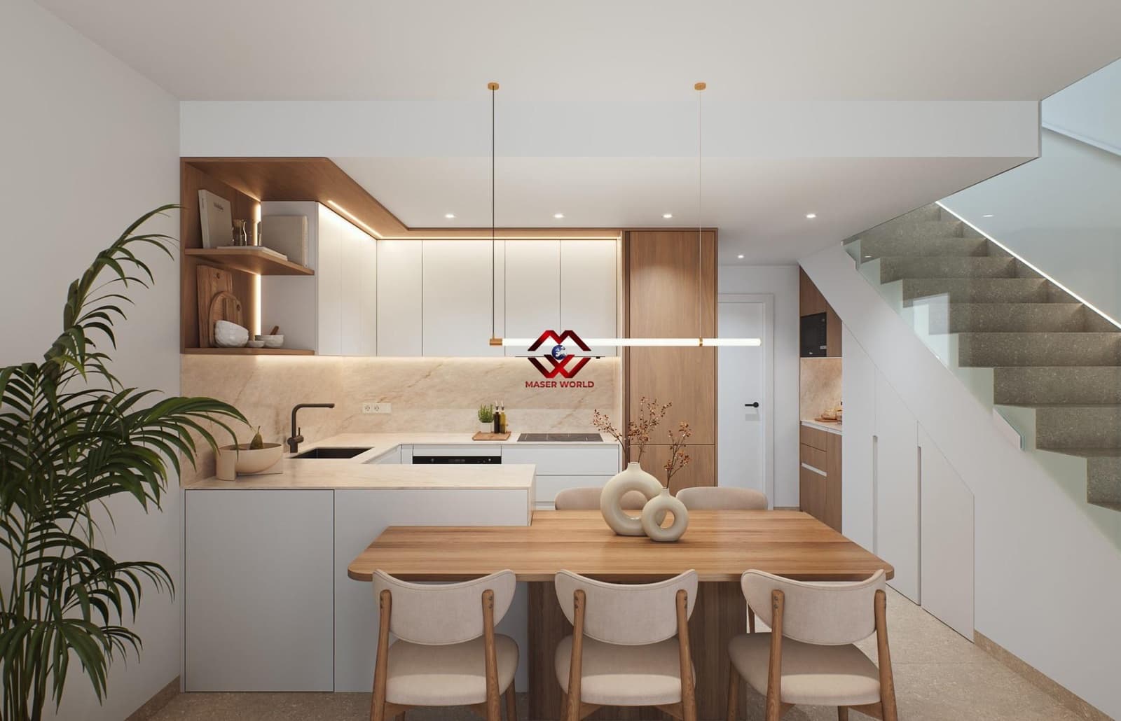 3 soverom Rekkehus til salgs i San Pedro del Pinatar med svømmebasseng garasje - € 379 000 (Ref: 10055268)
