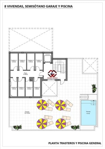2 Zimmer Apartment zu verkaufen in Lo Pagan, San Pedro del Pinatar mit Pool Garage - 277.400 € (Ref: 10055269)