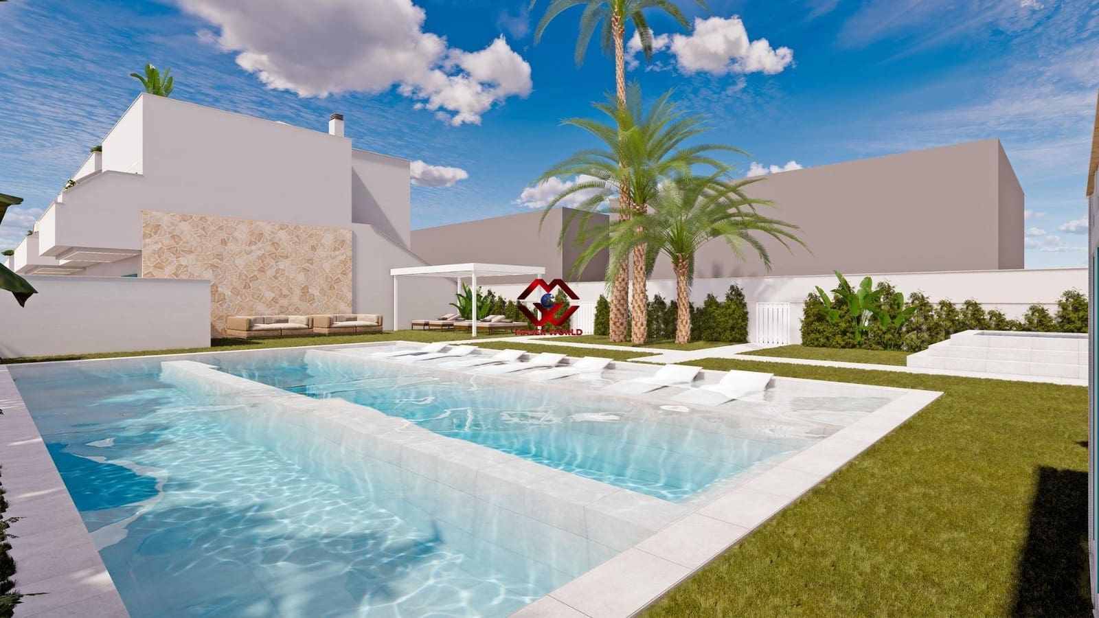 3 soverom Bungalow til salgs i El Mojon med svømmebasseng garasje - € 345 000 (Ref: 10059459)