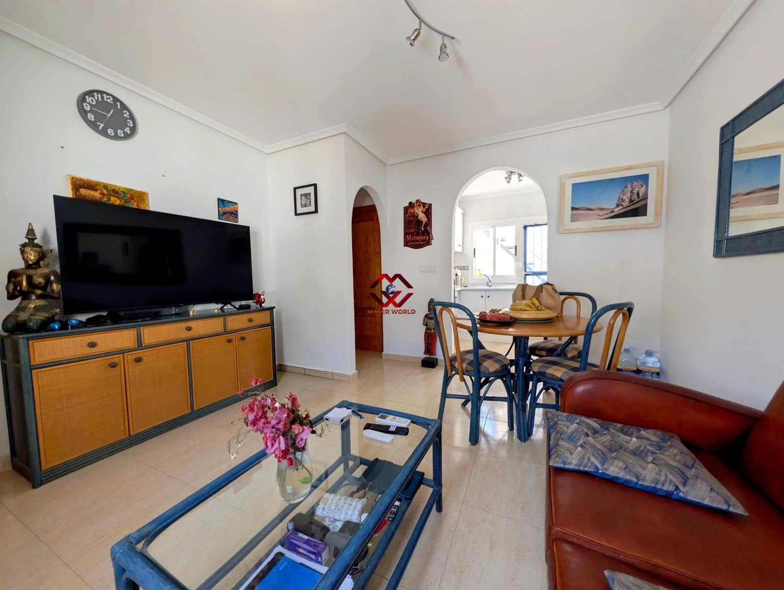 2 bedroom Semi-detached Villa for sale in Camposol with pool - € 182,000 (Ref: 10067919)