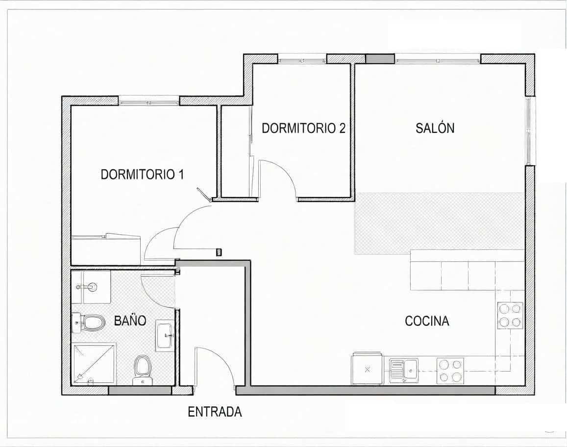 Apartamento de 2 habitaciones en Santiago de la Ribera en venta - 148.000 € (Ref: 10070915)
