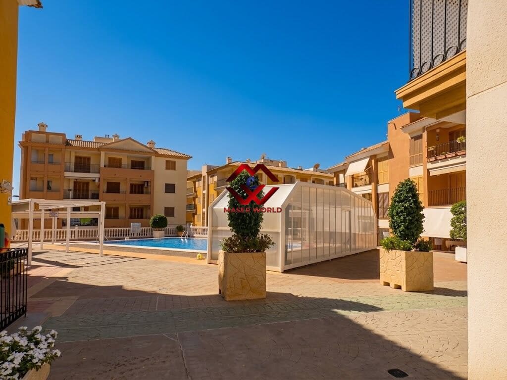 2 sypialnia Apartament na sprzedaż w Puerto de Mazarron z basenem garażem - 195 000 € (Ref: 10081201)