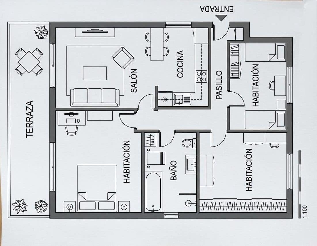 3 camera da letto Appartamento in vendita in Puerto de Mazarron - 229.000 € (Rif: 10100428)