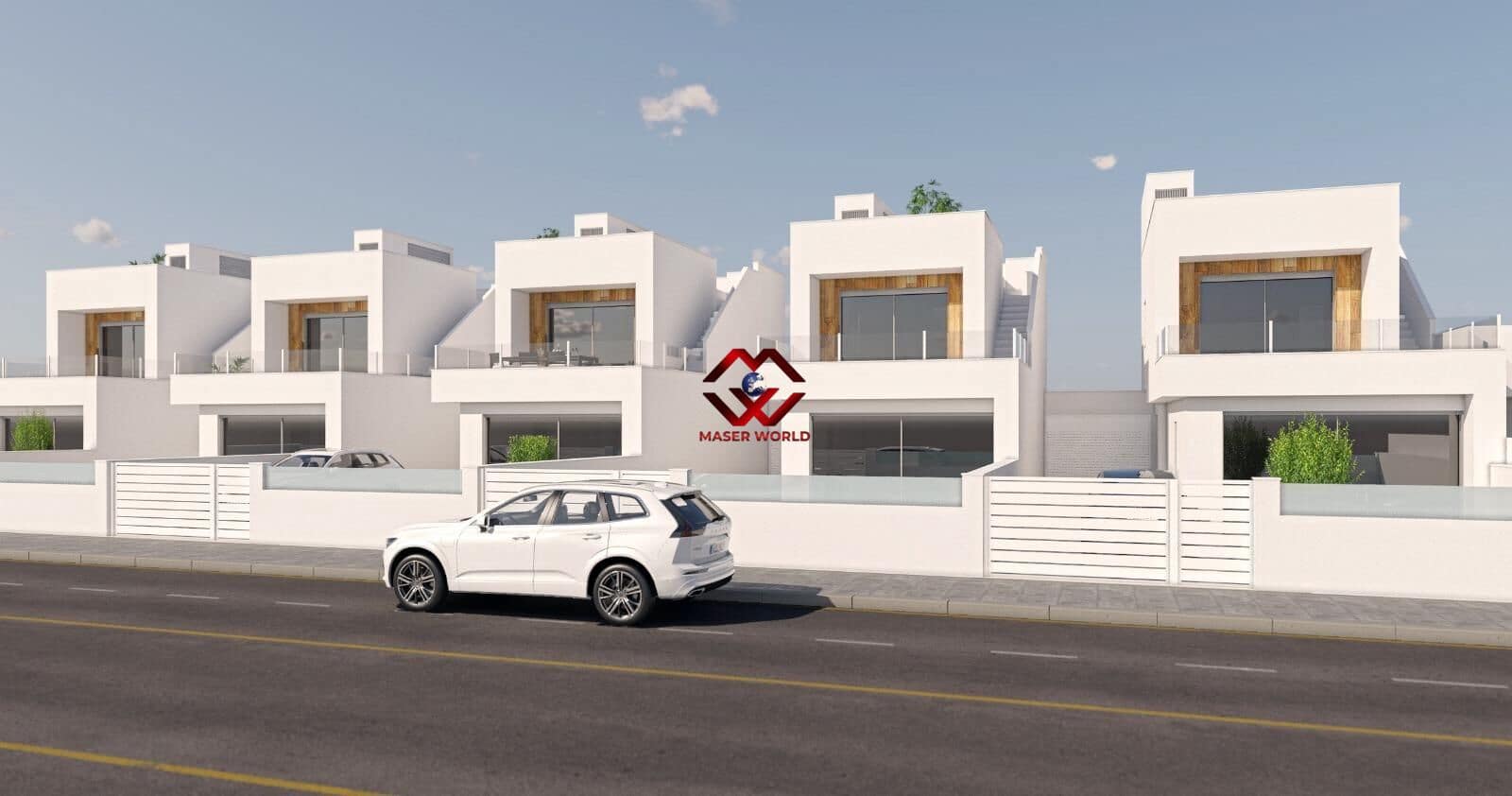 3 soverom Kjedet enebolig til salgs i San Pedro del Pinatar med svømmebasseng garasje - € 380 000 (Ref: 10171584)