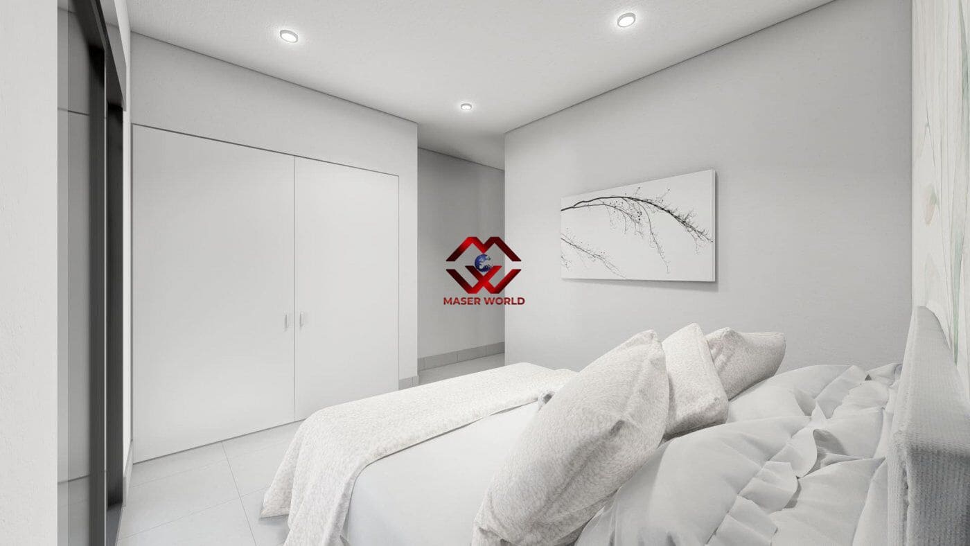 3 sypialnia Dom blizniak na sprzedaż w Roldan z basenem garażem - 416 900 € (Ref: 10174630)