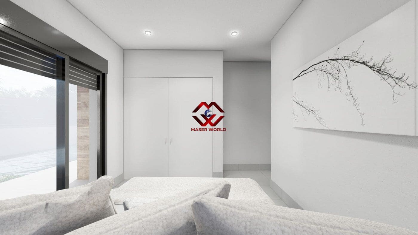 3 sypialnia Dom blizniak na sprzedaż w Roldan z basenem garażem - 416 900 € (Ref: 10174630)