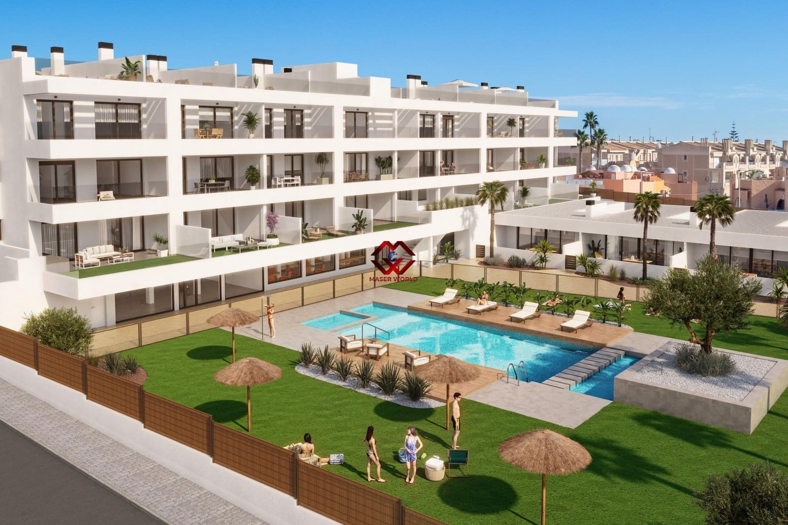 2 soveværelse Penthouse til salg i Torrevieja med swimmingpool garage - € 399.900 (Ref: 10177125)