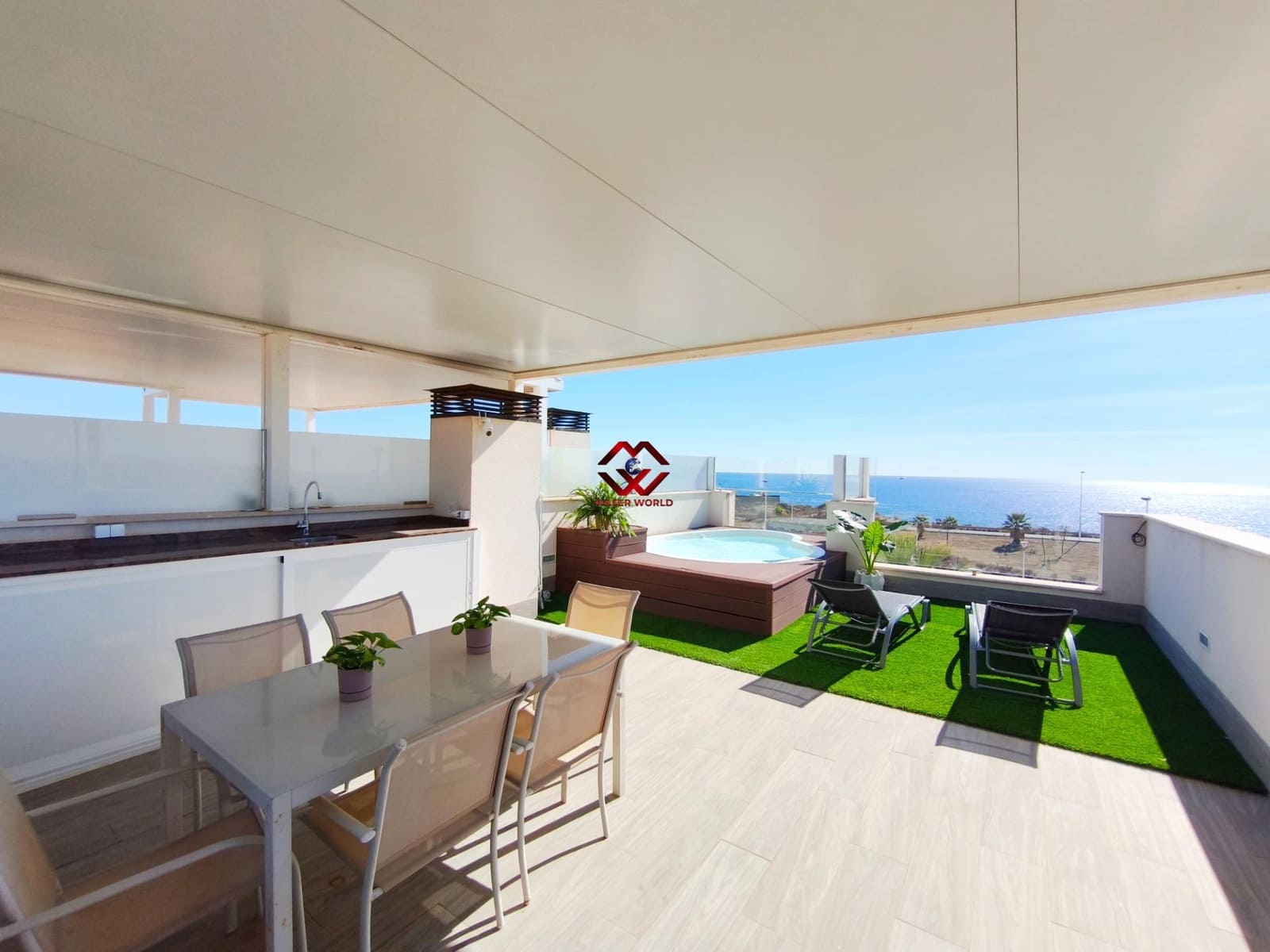 2 soveværelse Lejlighed til salg i Puerto de Mazarron med swimmingpool - € 342.000 (Ref: 10177126)