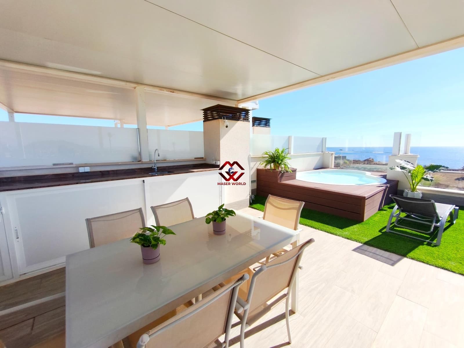 2 soveværelse Lejlighed til salg i Puerto de Mazarron med swimmingpool - € 342.000 (Ref: 10177126)