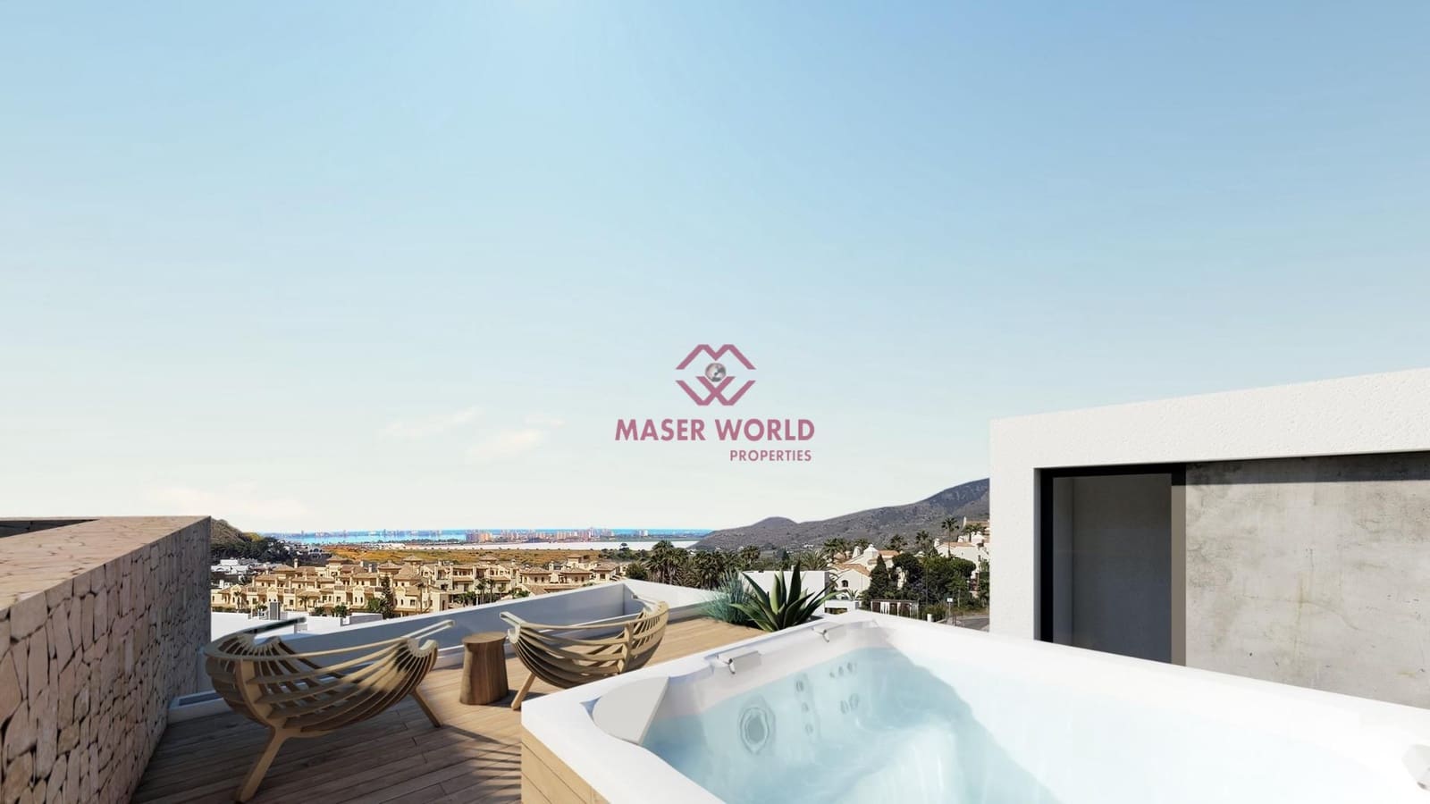 2 bedroom Penthouse for sale in La Manga del Mar Menor with pool - € 580,000 (Ref: 7810140)