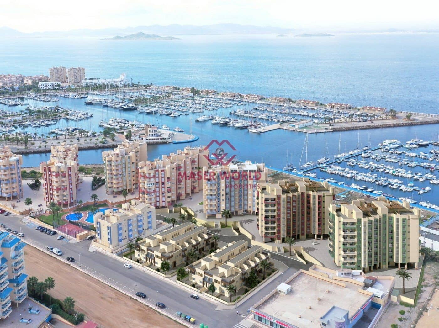 3 soverom Leilighet til salgs i La Manga del Mar Menor med svømmebasseng garasje - € 240 052 (Ref: 7961253)