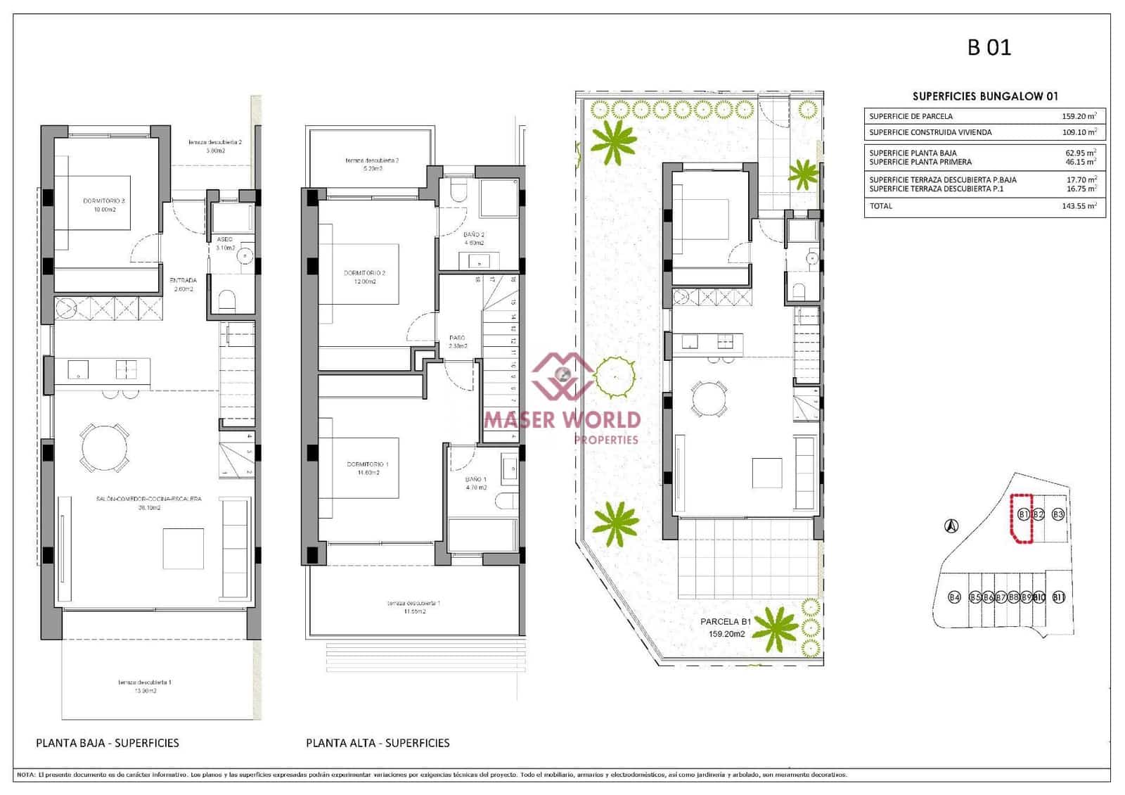 3 sovrum Semi-fristående Villa till salu i Finestrat med pool - 545 000 € (Ref: 8027329)