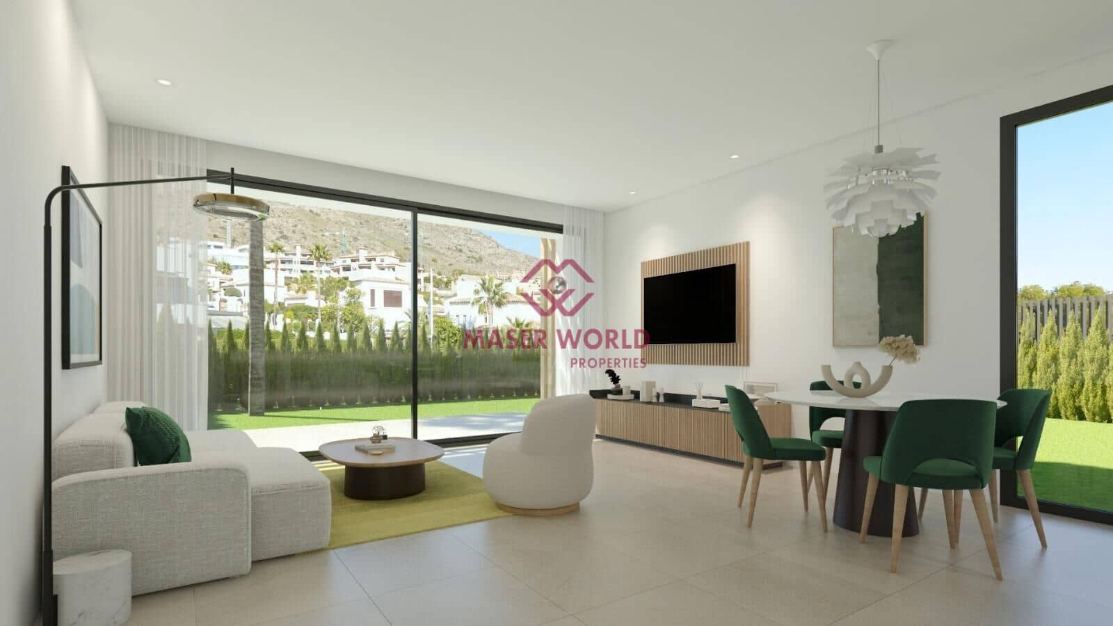 3 soveværelse Rækkehus til salg i Finestrat med swimmingpool - € 495.000 (Ref: 8027330)