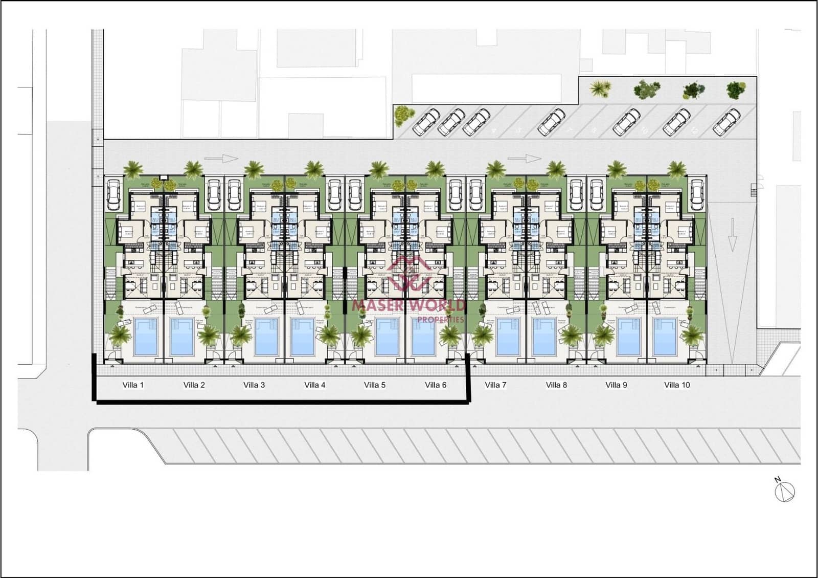 3 sypialnia Dom blizniak na sprzedaż w Los Nietos z basenem - 359 900 € (Ref: 8233445)