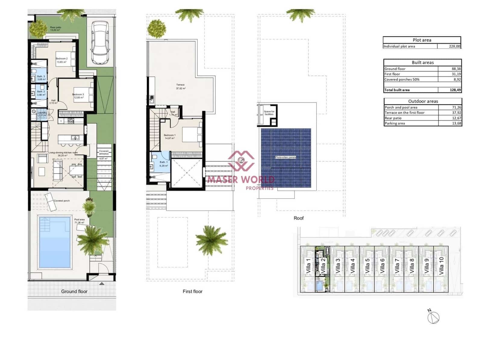 3 sypialnia Dom blizniak na sprzedaż w Los Nietos z basenem - 359 900 € (Ref: 8233445)