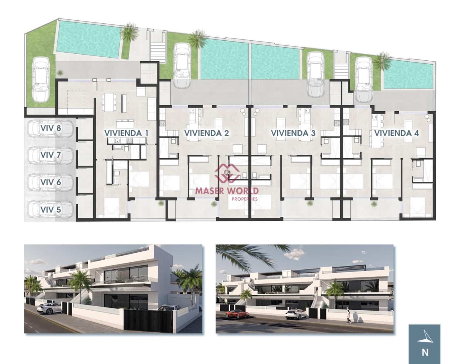 3 soverom Bungalow til salgs i San Pedro del Pinatar med svømmebasseng - € 409 000 (Ref: 8274856)