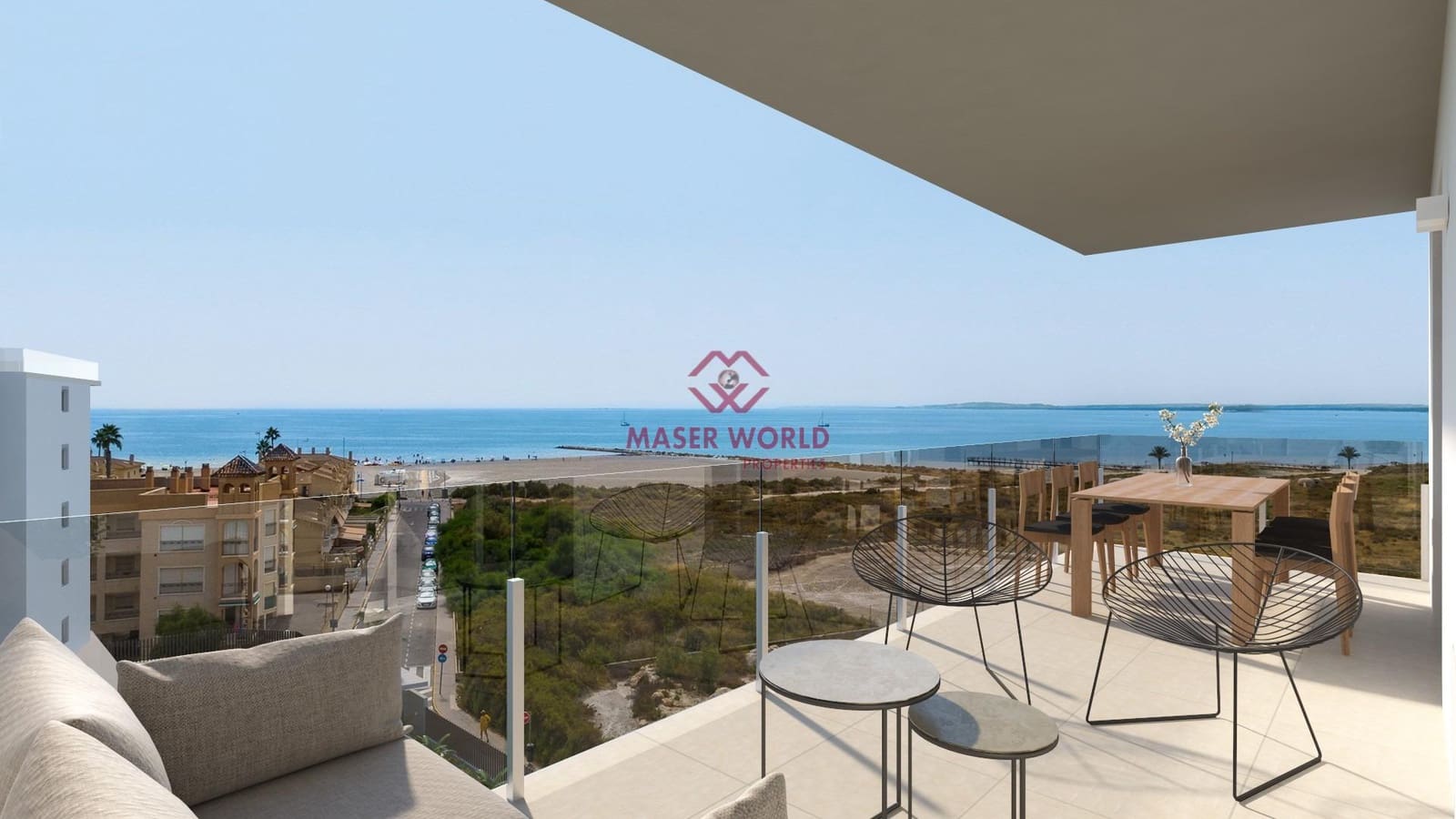 2 slaapkamer Penthouse te koop in Santa Pola met zwembad - € 420.000 (Ref: 8339783)