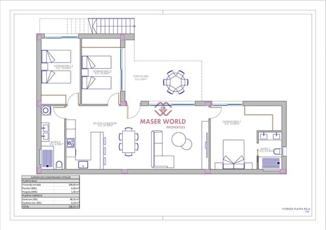 3 sypialnia Willa na sprzedaż w Los Montesinos - 409 900 € (Ref: 8344925)