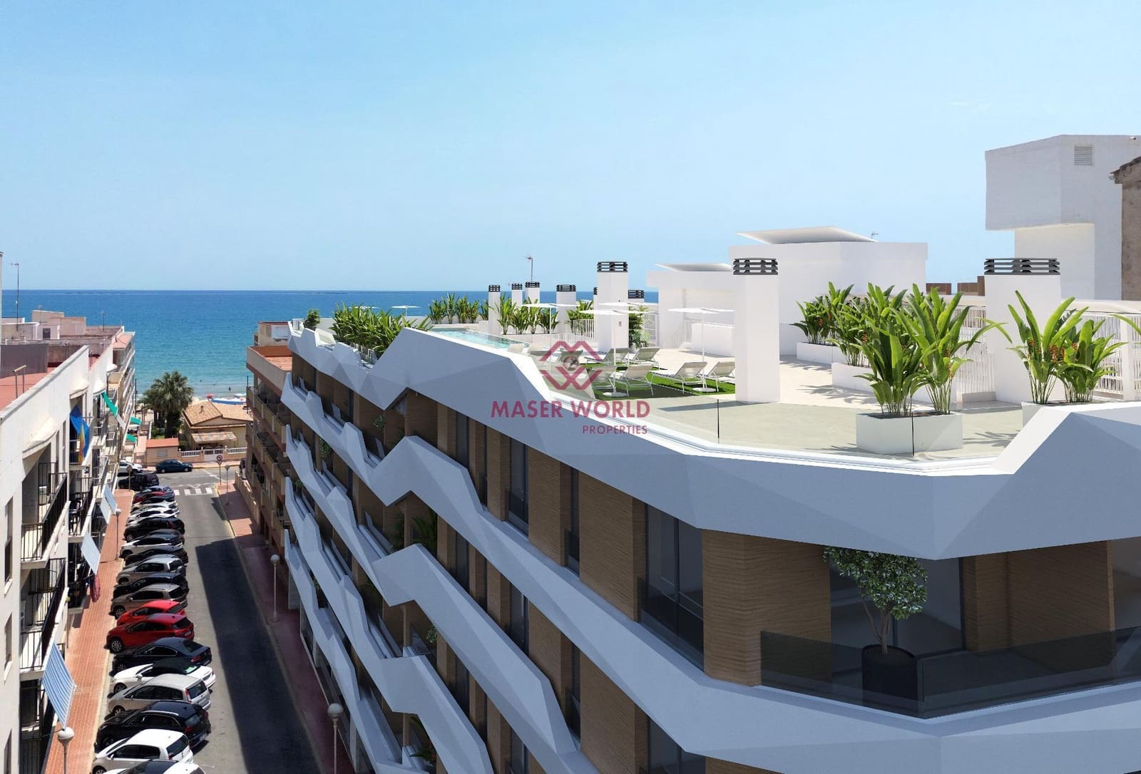 3 slaapkamer Penthouse te koop in Guardamar del Segura met zwembad garage - € 431.000 (Ref: 8363218)