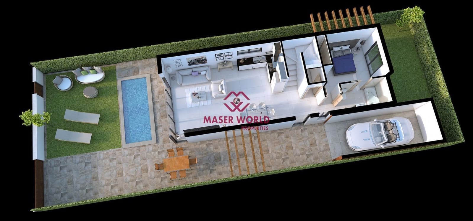 3 Zimmer Villa zu verkaufen in Los Alcazares mit Pool Garage - 445.000 € (Ref: 8377710)