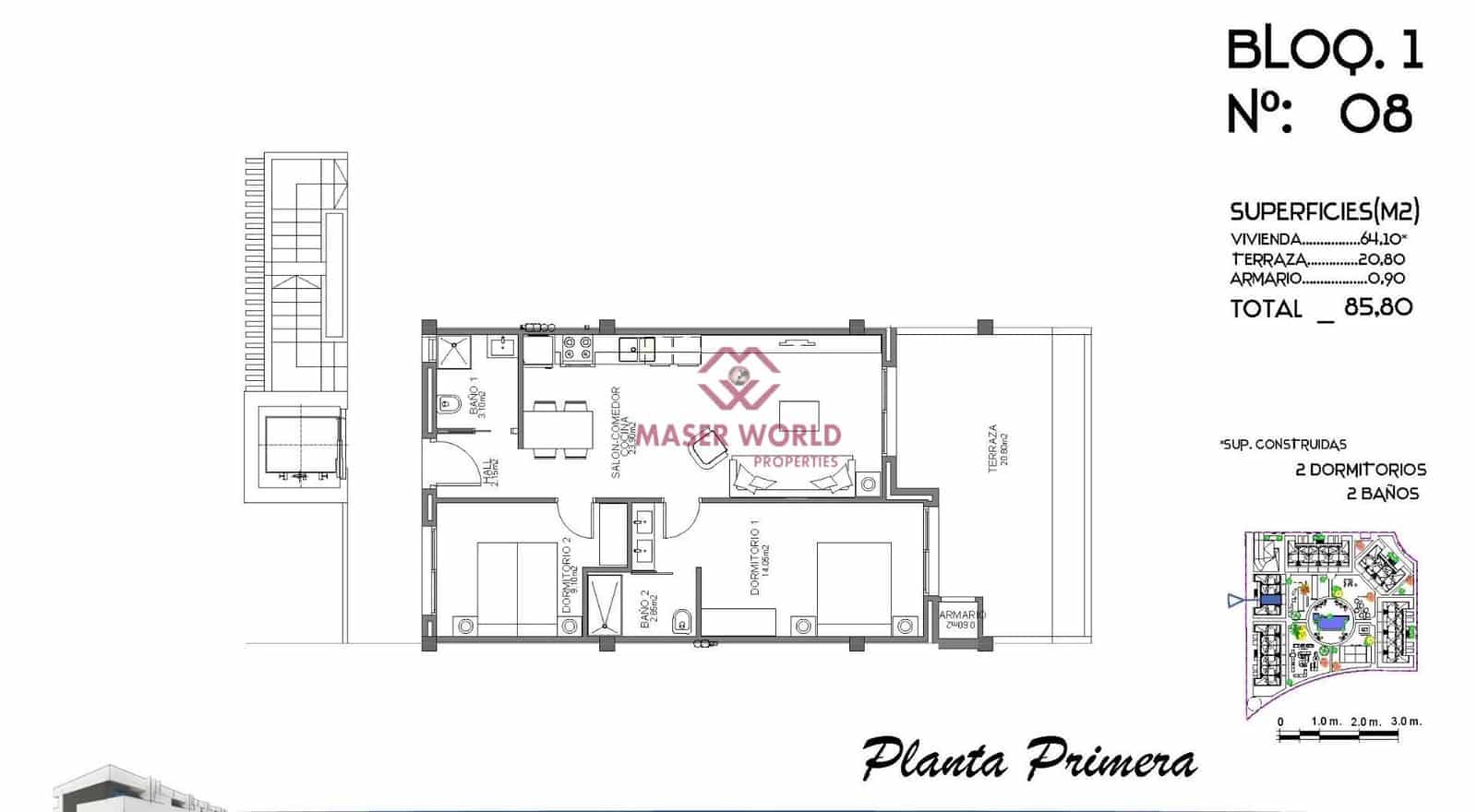 2 sypialnia Apartament na sprzedaż w El Raso z basenem - 222 000 € (Ref: 8398475)