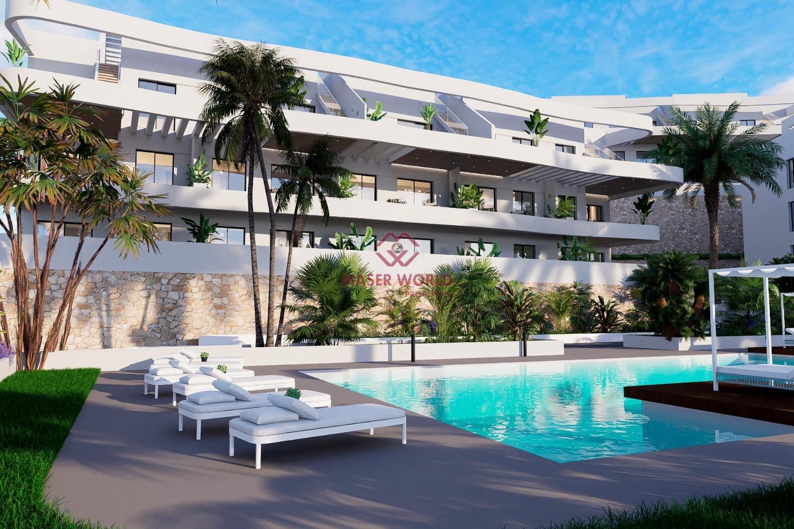 2 soverom Leilighet til salgs i Finestrat med svømmebasseng - € 319 900 (Ref: 8398479)