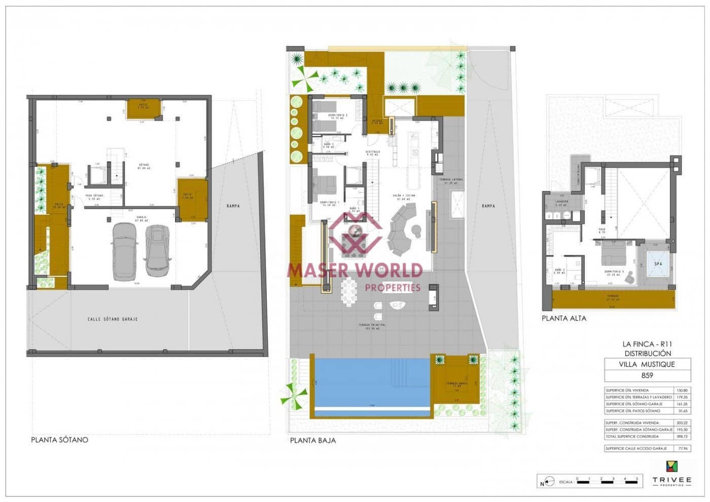 3 soverom Villa til salgs i Algorfa med svømmebasseng - € 1 455 000 (Ref: 8403403)