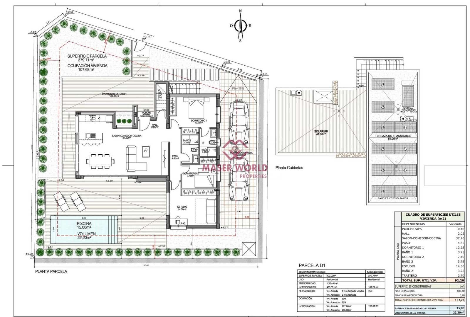3 makuuhuone Huvila myytävänä paikassa Benijofar mukana uima-altaan - 488 000 € (Ref: 8409943)