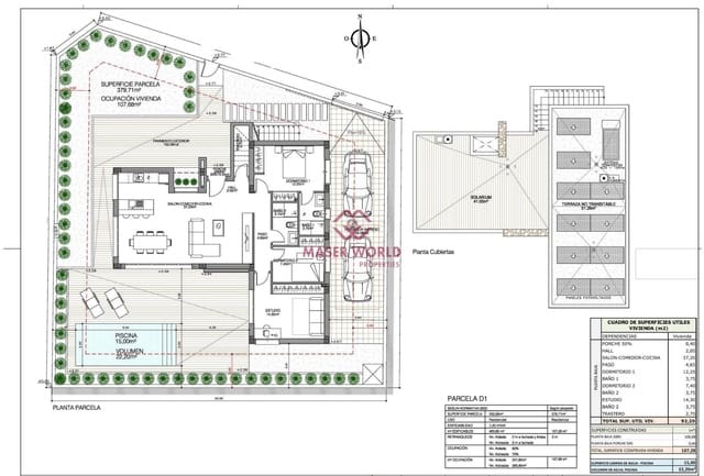 Chalet de 3 habitaciones en Benijófar en venta con piscina - 488.000 € (Ref: 8409943)