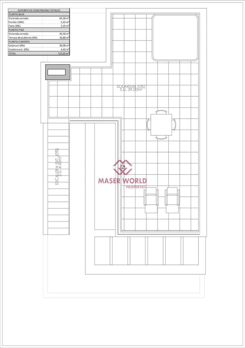 3 slaapkamer Rijtjeshuis te koop in Rojales - € 365.900 (Ref: 8411574)