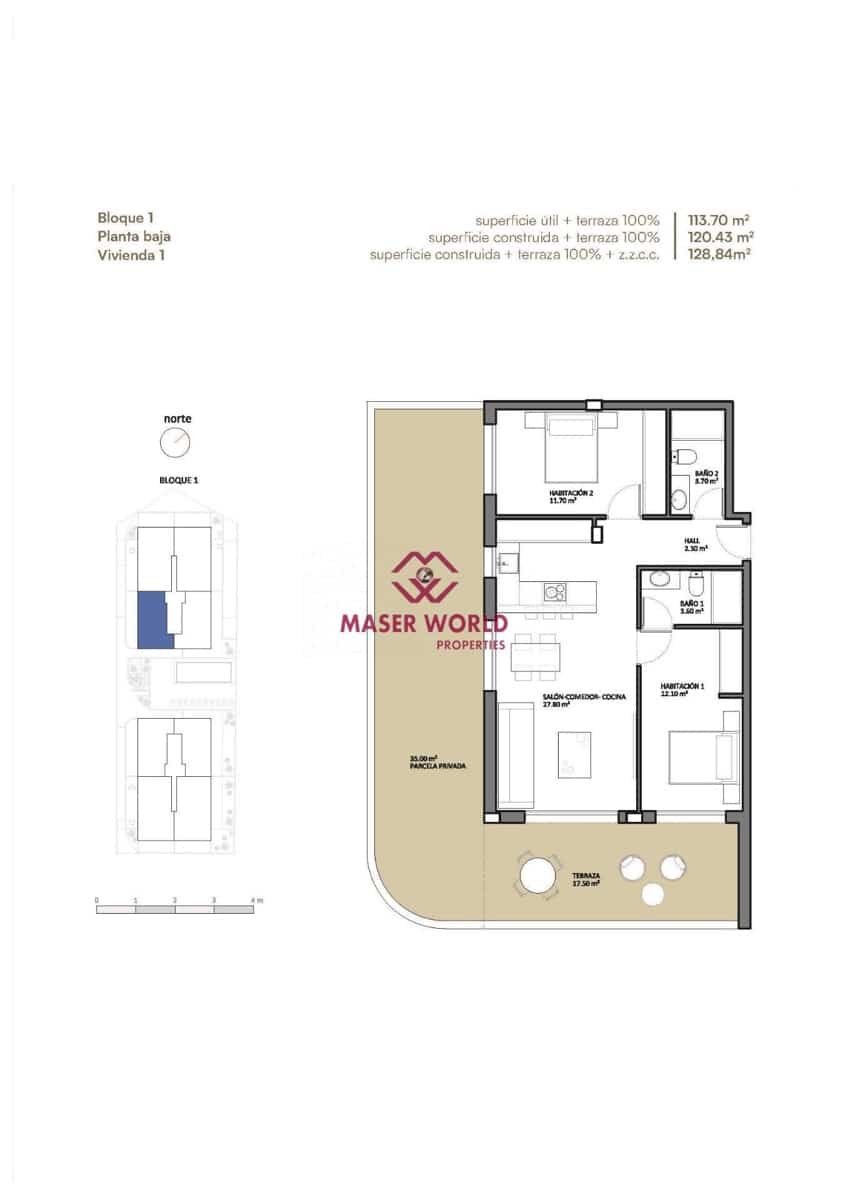 2 bedroom Apartment for sale in San Juan de Alicante / Sant Joan d'Alacant with pool - € 443,825 (Ref: 8412834)