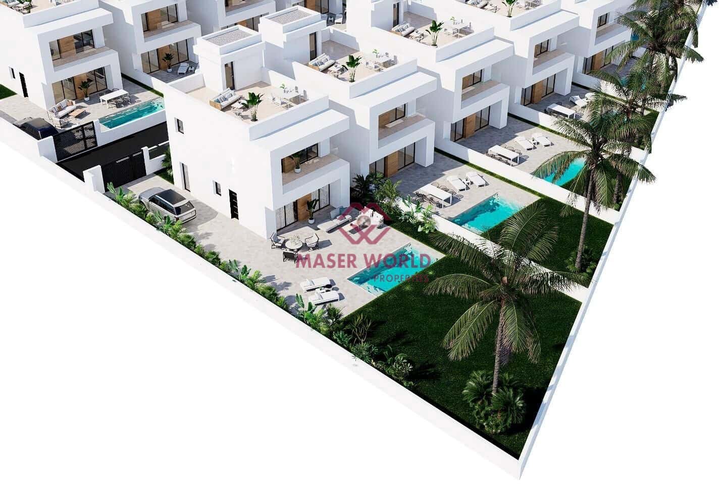 3 soveværelse Semi-Rækkehus til salg i La Zenia med swimmingpool - € 495.000 (Ref: 8423345)