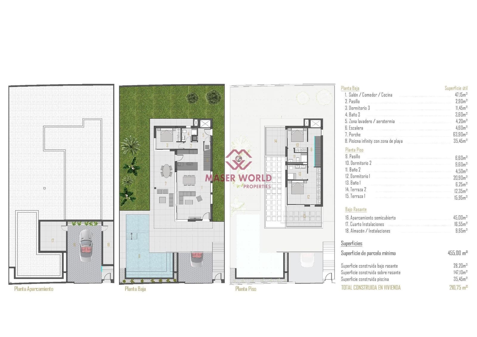 3 soverom Villa til salgs i Finestrat med svømmebasseng garasje - € 1 100 000 (Ref: 8432702)