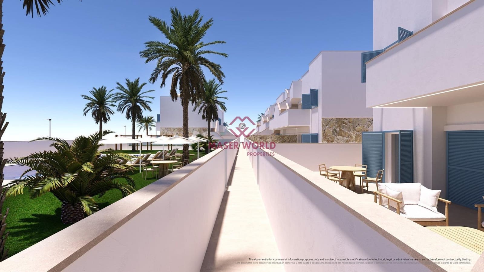 3 soveværelse Bungalow til salg i Torre de la Horadada med swimmingpool - € 380.000 (Ref: 8445702)