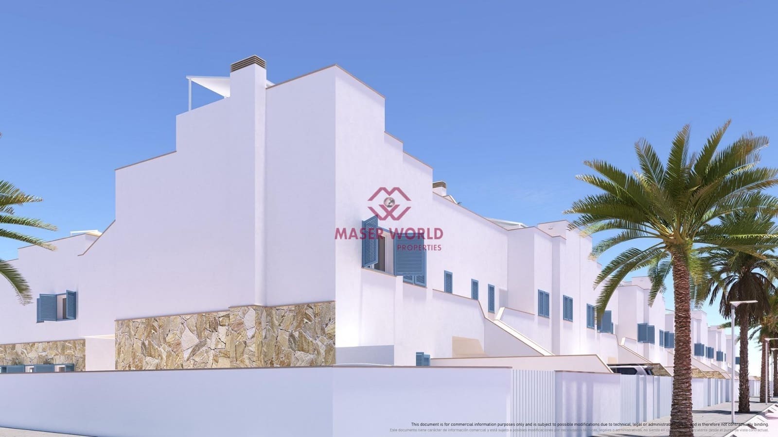 3 soveværelse Bungalow til salg i Torre de la Horadada med swimmingpool - € 380.000 (Ref: 8445702)