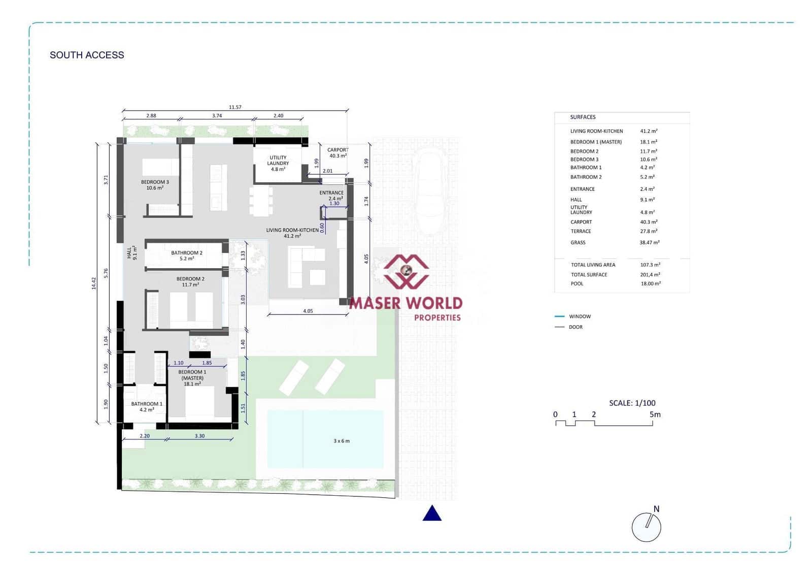 3 soverom Villa til salgs i Banos y Mendigo med svømmebasseng - € 479 000 (Ref: 8457072)