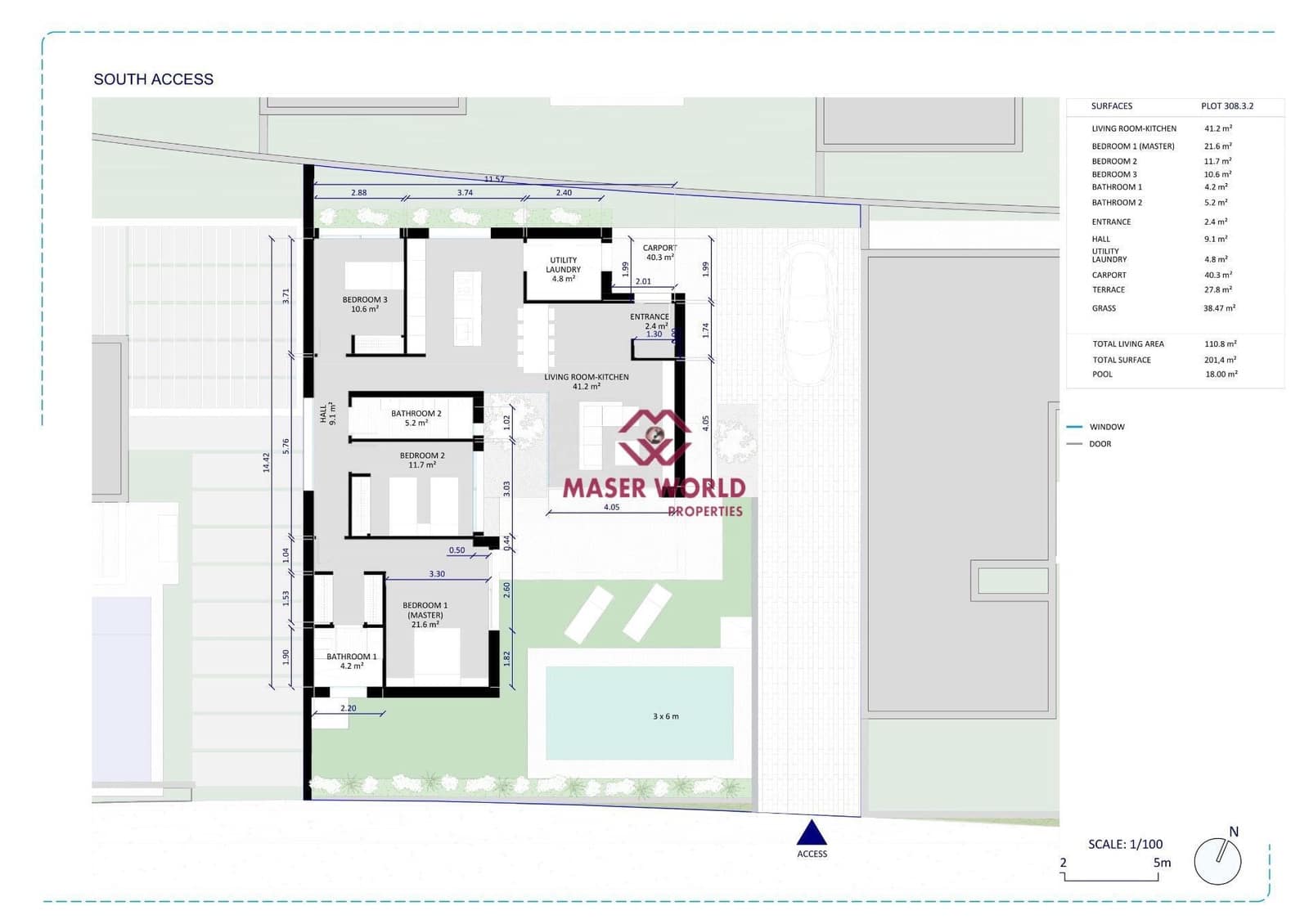 3 soverom Villa til salgs i Banos y Mendigo med svømmebasseng - € 479 000 (Ref: 8457072)