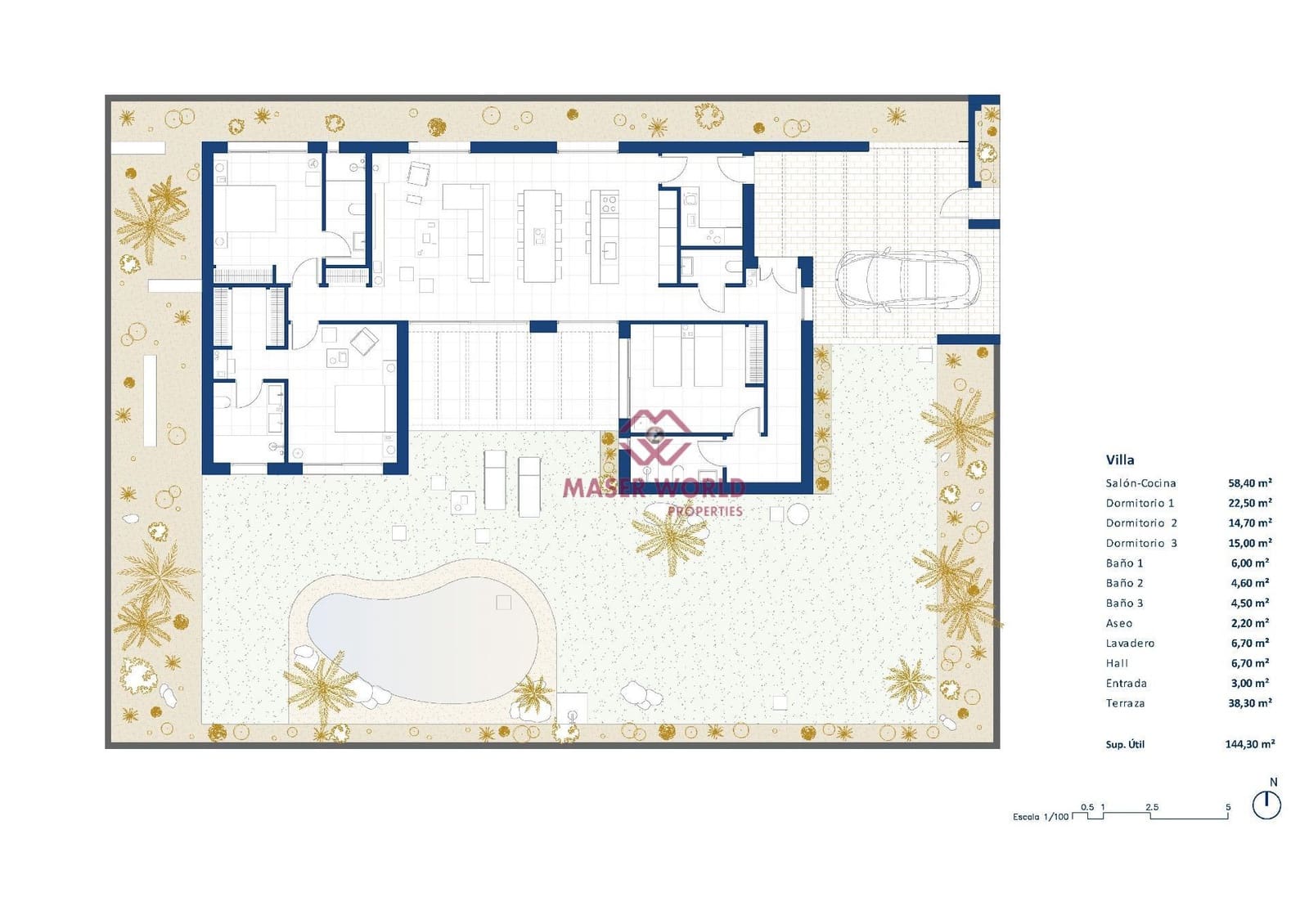 3 soverom Villa til salgs i Banos y Mendigo med svømmebasseng - € 615 000 (Ref: 8457074)