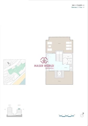 3 sypialnia Penthouse na sprzedaż w La Villajoyosa / Vila Joiosa z garażem - 794 700 € (Ref: 8457076)