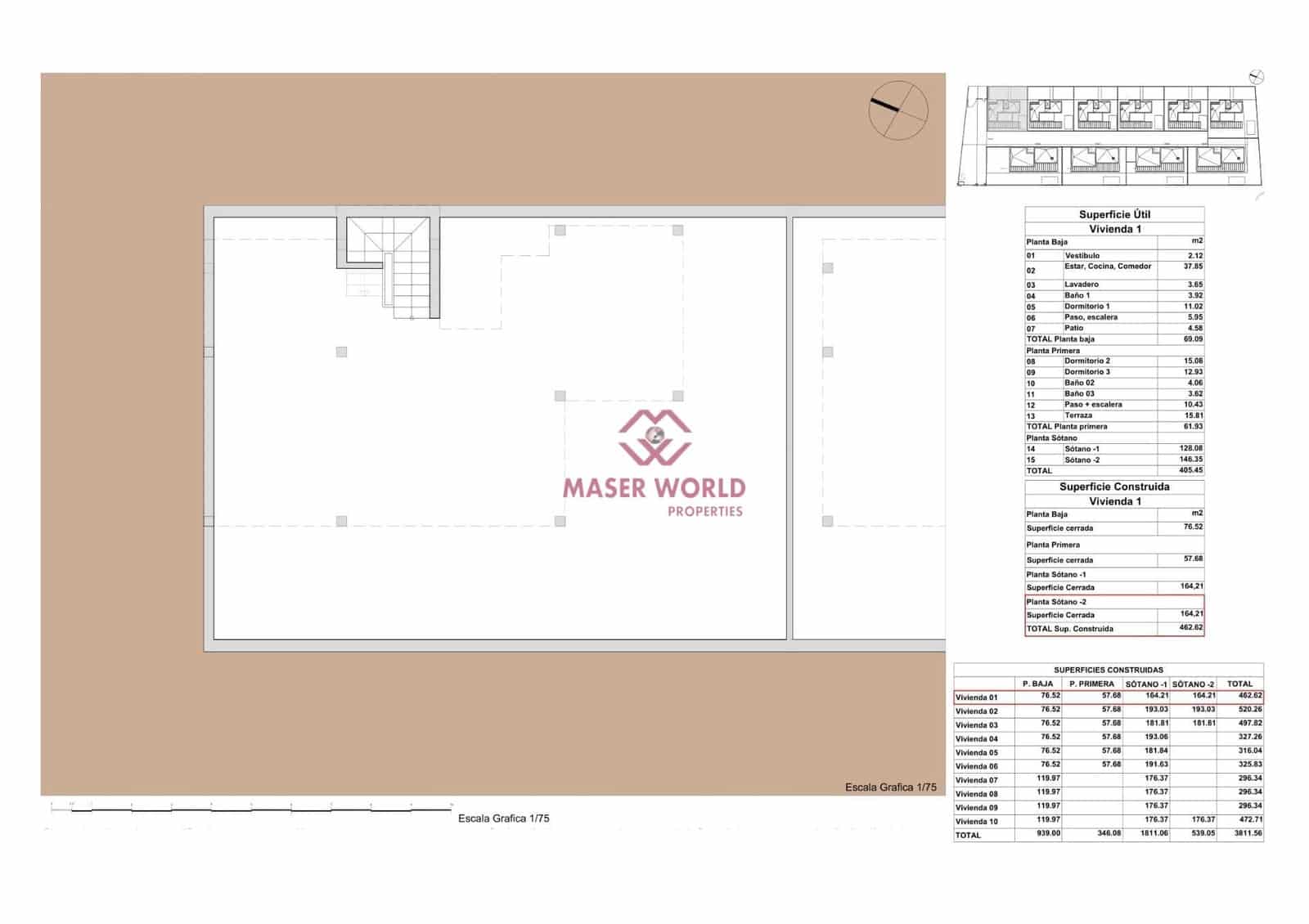3 soveværelse Villa til salg i Finestrat med swimmingpool - € 630.000 (Ref: 8461779)