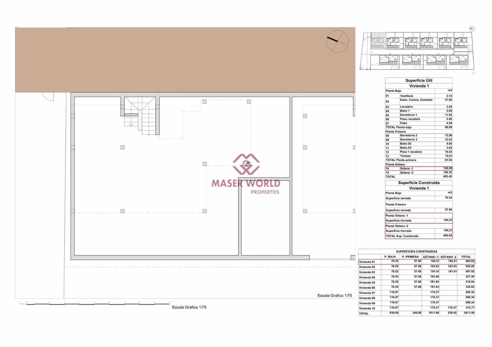 3 soveværelse Villa til salg i Finestrat med swimmingpool - € 630.000 (Ref: 8461779)